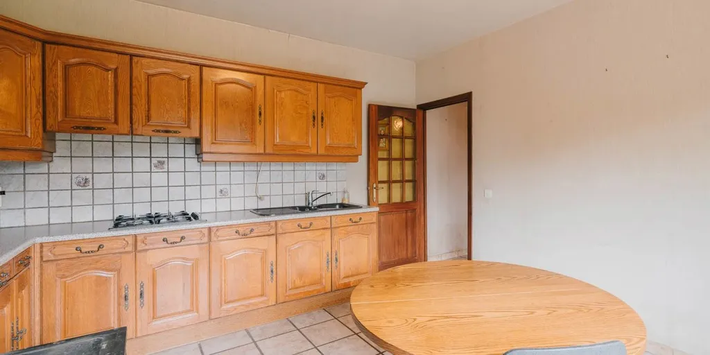 Köök - Open Plan House with Open View in Boortmeerbeek