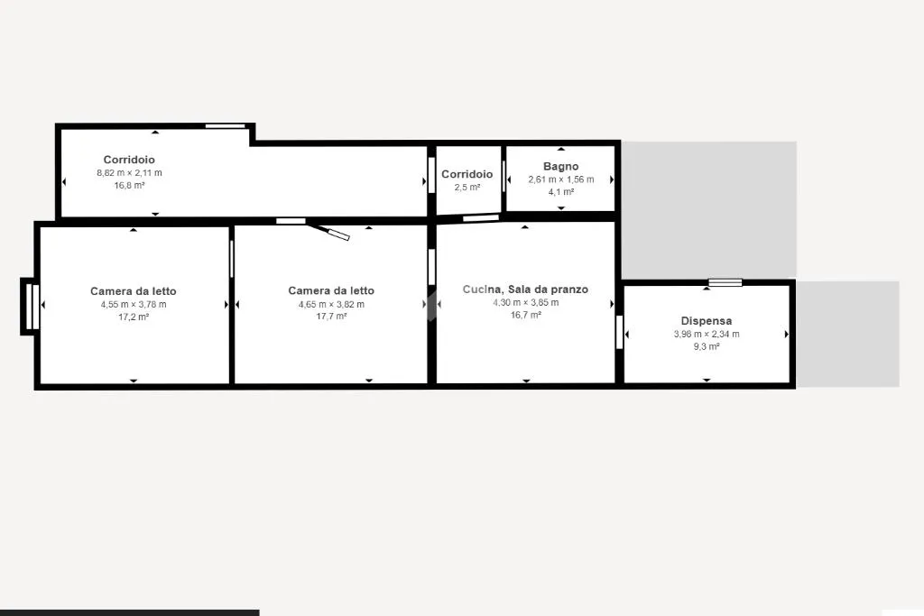 Plaan - Duplex Apartments with Private Garden in Oria