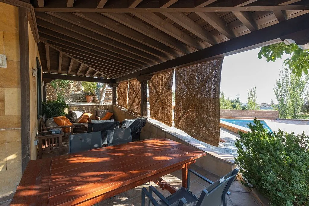 Terrasse - Chalet with Pool and Terrace in Nívar