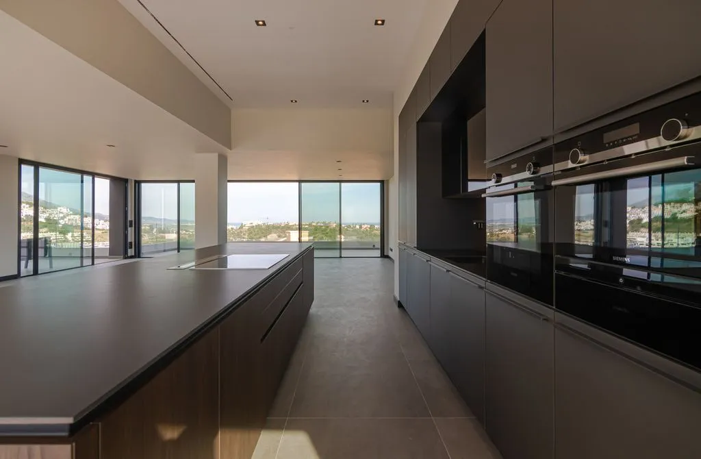 Köök - Luxury Villa with Sea View in Benahavís