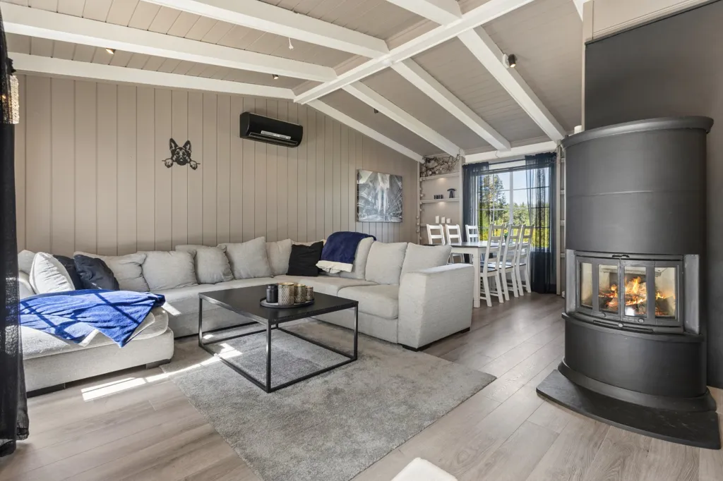 Séjour - Cottage with Glomma Proximity in Braskereidfoss