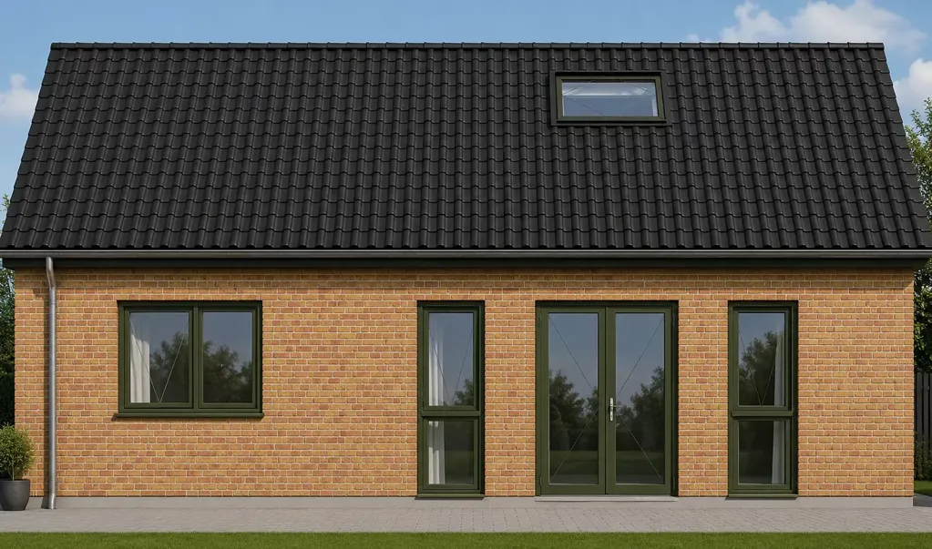 Modern Rowhouse with Balcony in Vemmelev