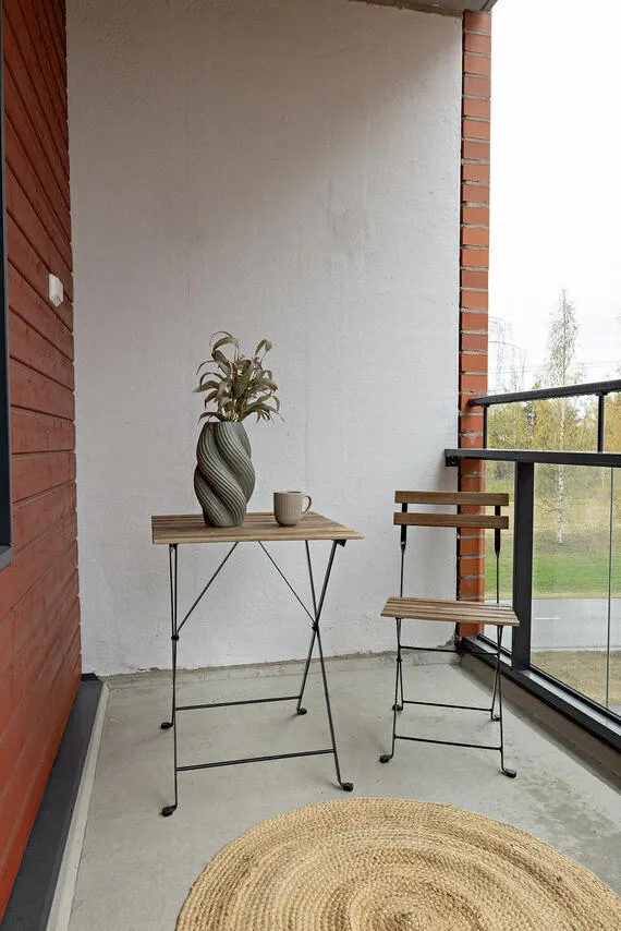 Balcon - Apartment with Balcony and Sauna in Kaakkuri