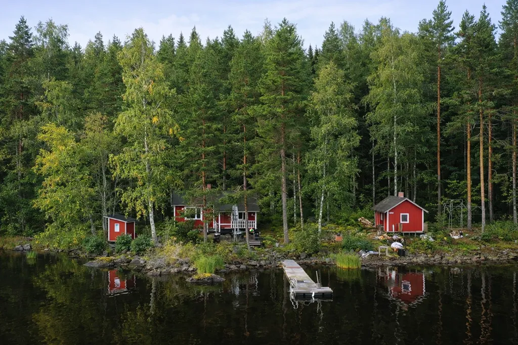 Välivaade - Traditional Cottage with Sauna on Saimaa Island