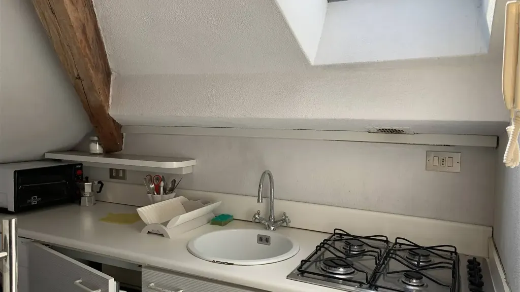 Cuisine - Studio Apartment with Sea View in Noli