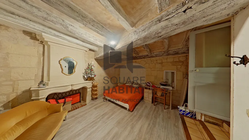 Living Room - Character House with Studio in Chinon