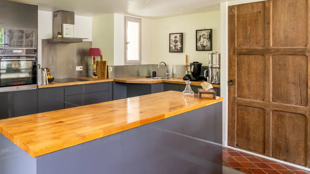 Kitchen - Renaissance Mill with Equestrian Facilities near Paris