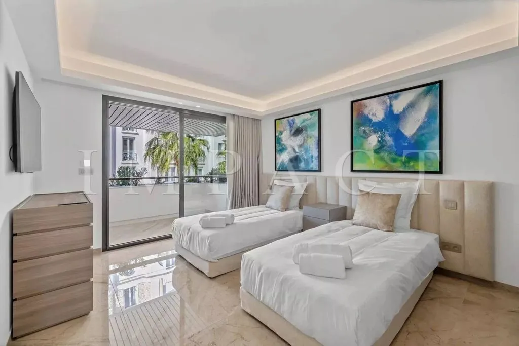 Chambres - Appartement de luxe avec terrasse à Cannes