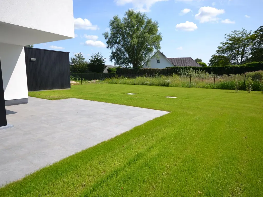 Jardin - Villa Nue avec Energie Geothermique à Sint-Idesbald