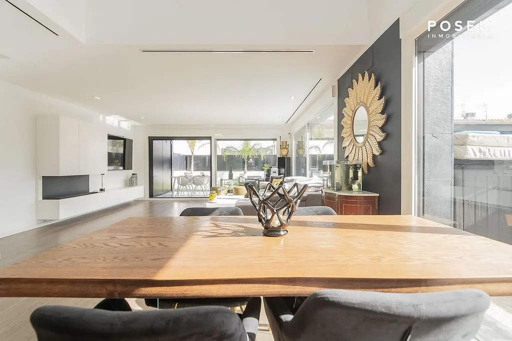 Söögituba - Contemporary Chalet with Pool in Tudela