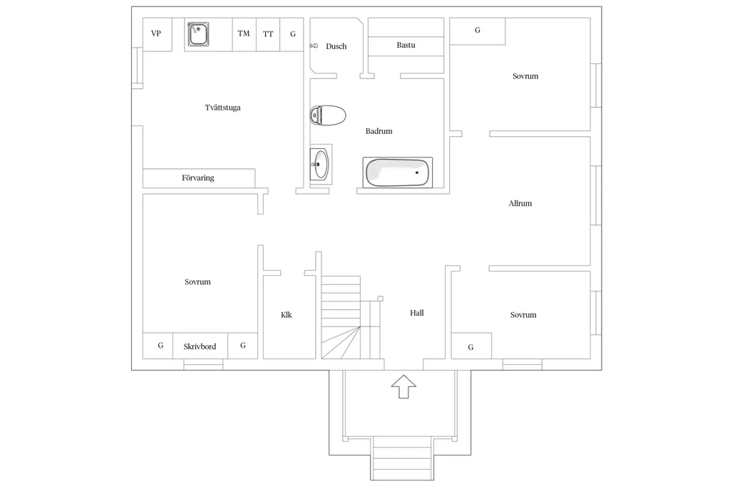 Plan - Modern Villa with Pool in Northern Lännersta