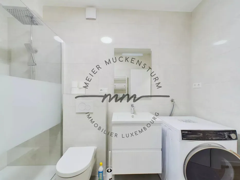 Salles de bain - Chambre Meublée avec Balcon à Luxembourg-Gare