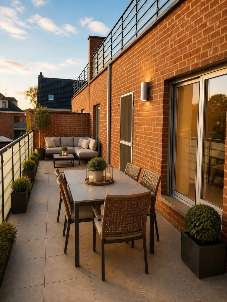 Terrasse - Appartement avec Terrasse Sud à Mol
