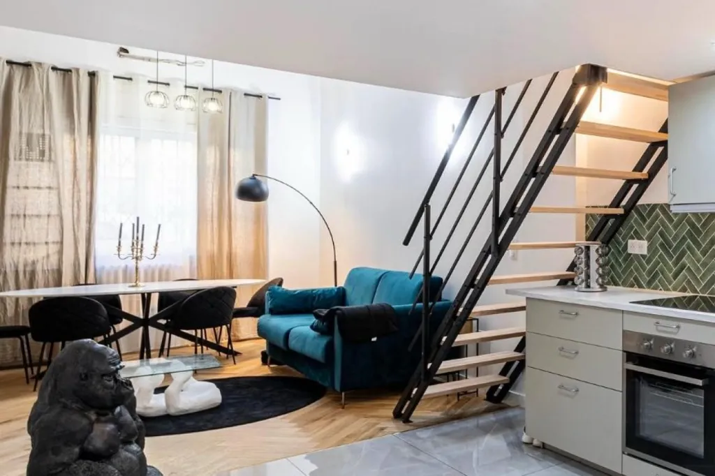 Cuisine - Appartement Loft Moderne à Nice Centre