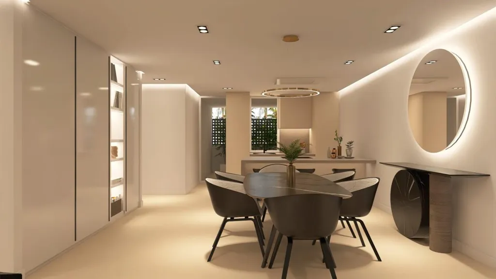 Salle à manger - Penthouse with Sea View in Estepona