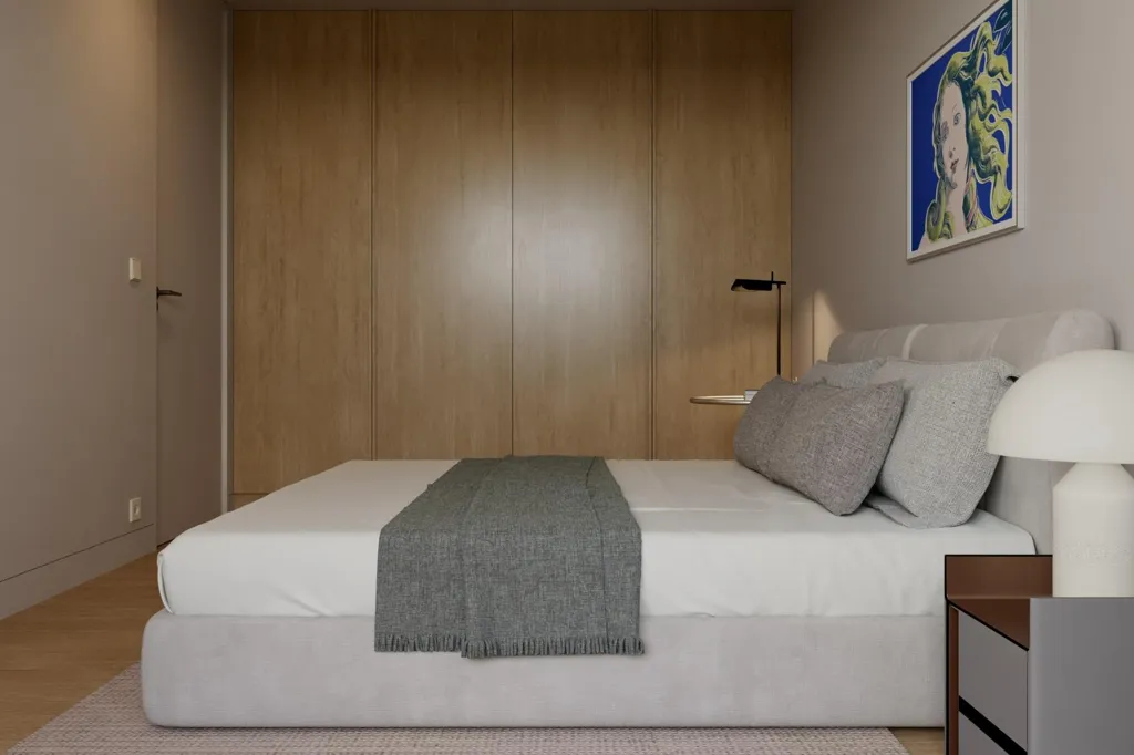 Chambres - Contemporary 1-Bed Flat with Balcony in Foz do Douro