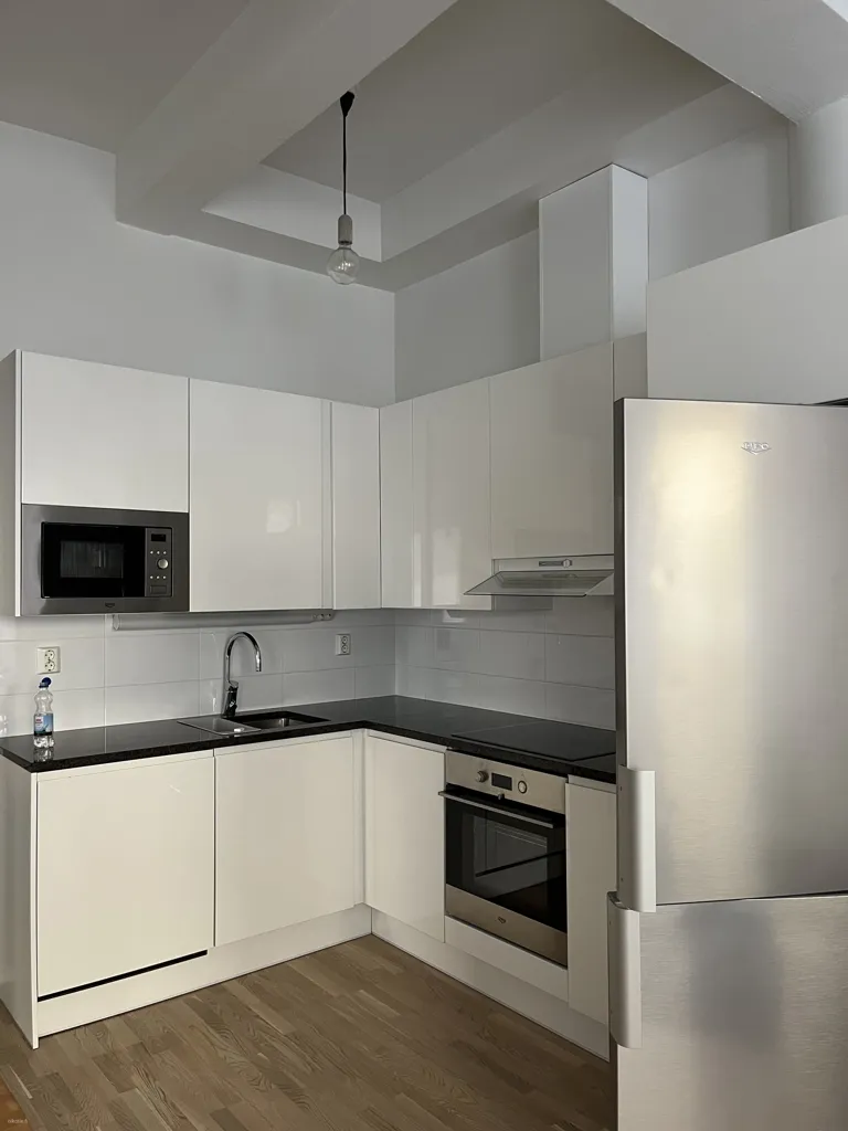 Cuisine - Apartment with Balcony in Kamppi, Helsinki