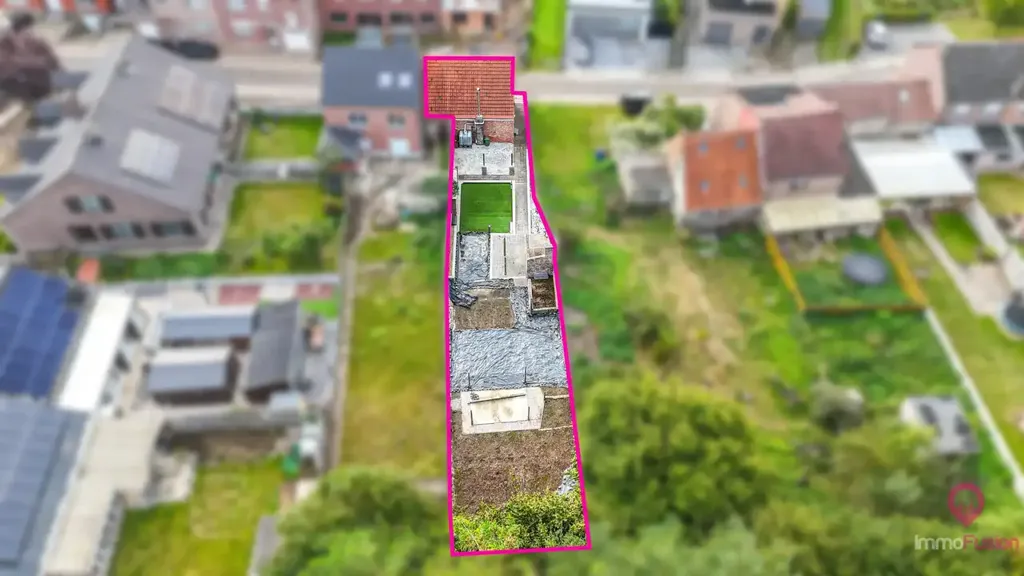 Vista aerea - Renovatable House with Garden in Heers