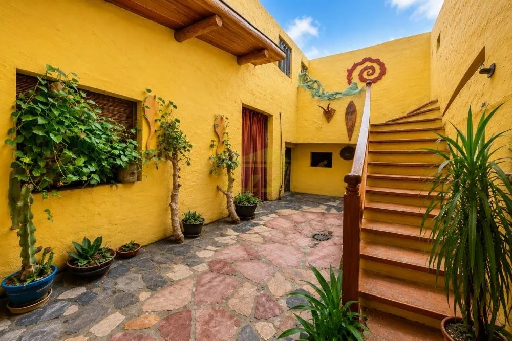 Jardin - Authentic Canarian House with Views in Máguez, Lanzarote