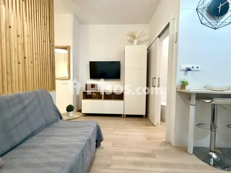 Living Room - Modern Studio with Garage in Las Canteras