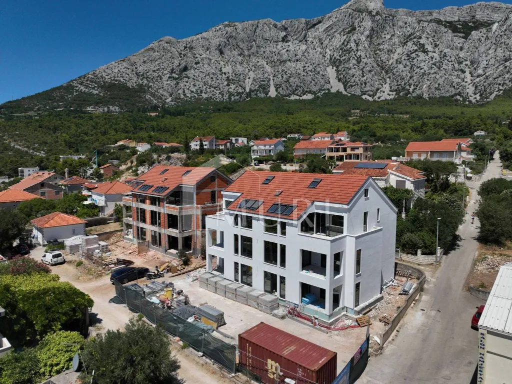 Vue aérienne - Two-Bedroom Apartment with Sea View in Orebić