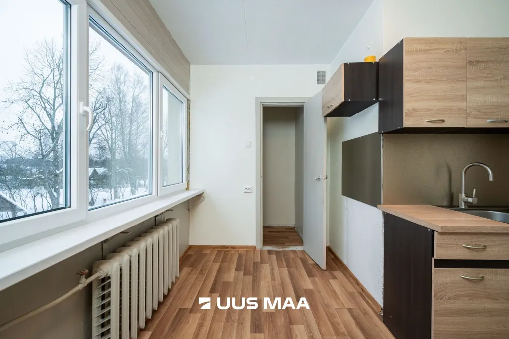 Köök - Renovated Apartment with Balcony in Ahja Centre