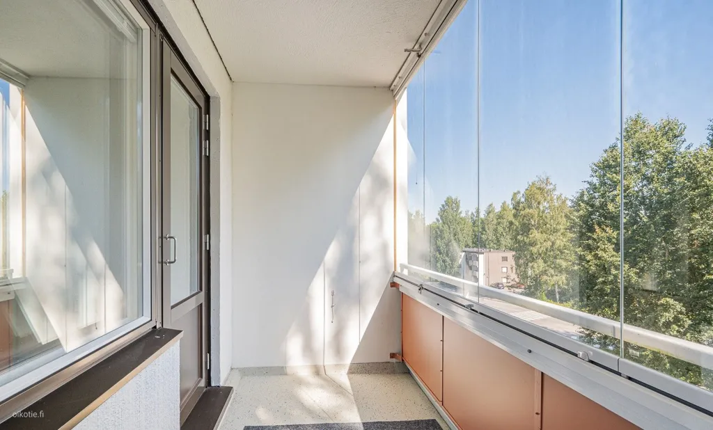 Balcon - Apartment with Balcony in Heinola