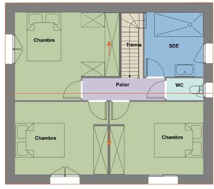 Plan - Maison à Construire avec Jardin à Plouay