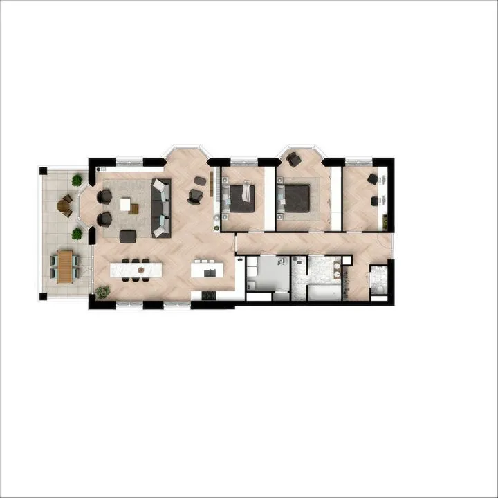 Plan - Exclusive Beachfront Apartments in Noordwijk