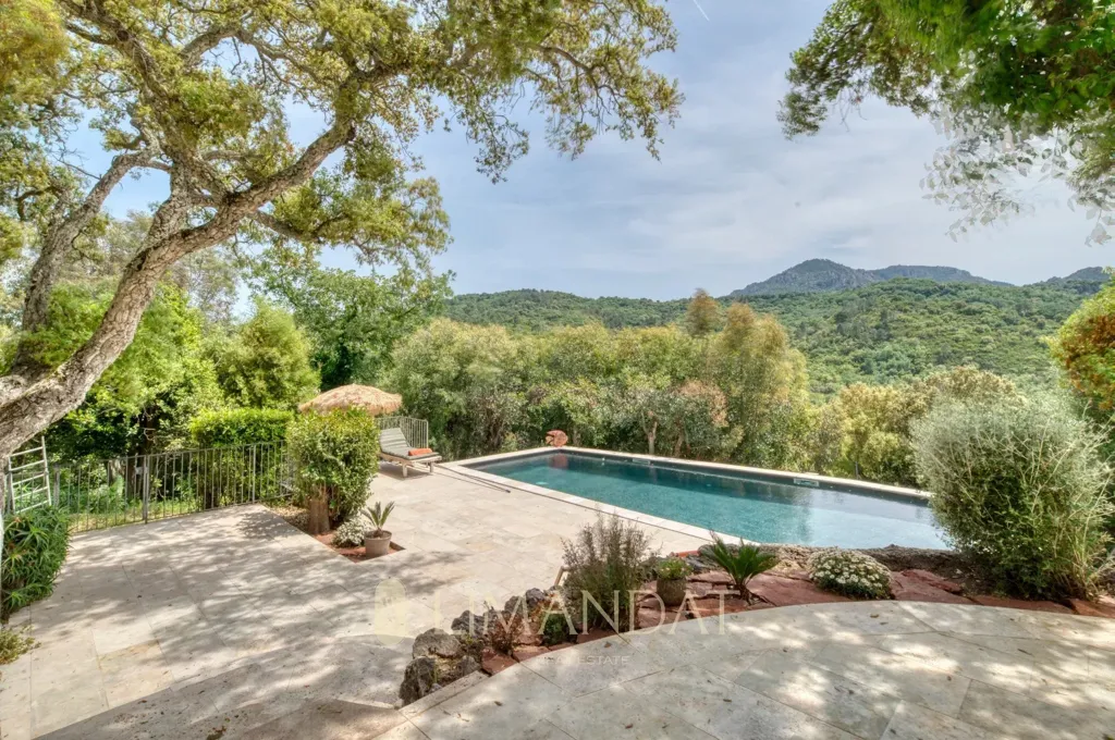 Pool - Maison with Sea View in Les Adrets-De-L'Esterel