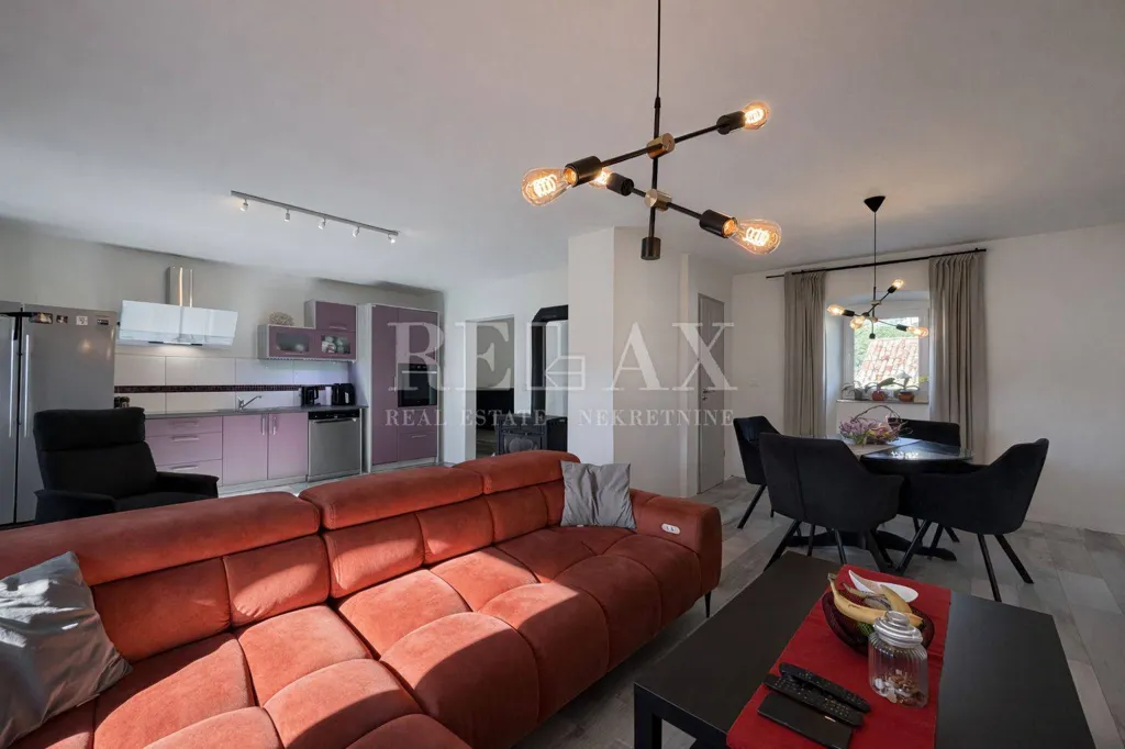 Séjour - Adapted Apartment with Private Garden in Senj