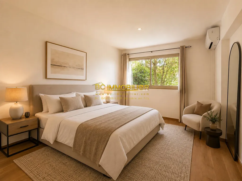 Chambres - Appartement T6 avec Terrasse dans Résidence Sécurisée à Parc Berger