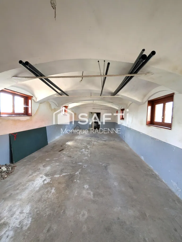 Garage - Maison individuelle en briques avec jardin à Bailleulmont