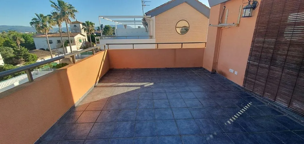 Terrasse - Pareded Chalet with Garden in Gandia