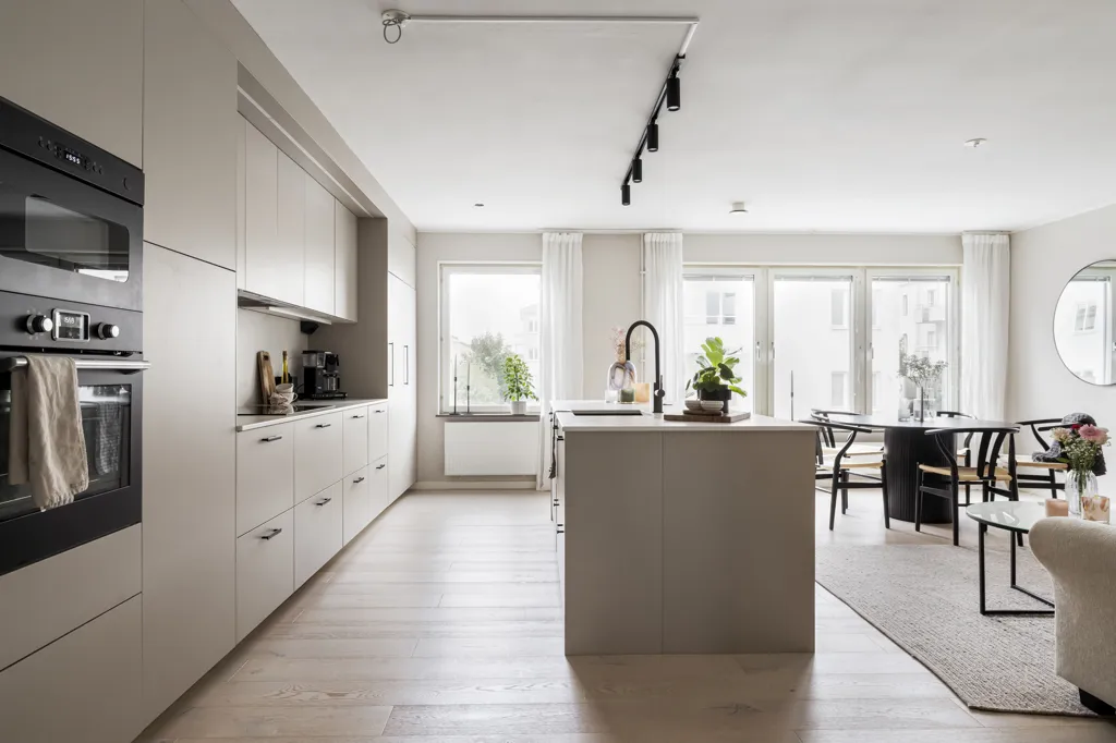 Kitchen - Modern Flat with Private Terrace in Torpa