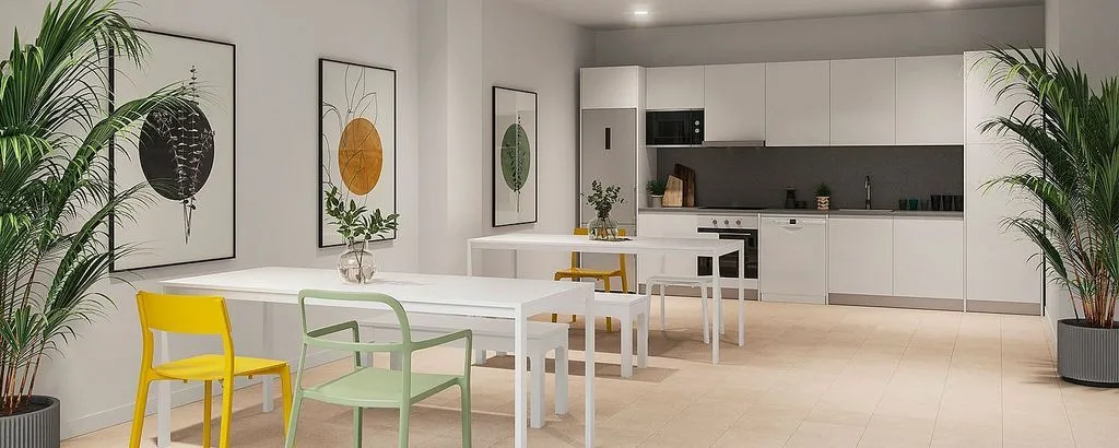 Sala da pranzo - New Flat with 2 Bedrooms in Alovera