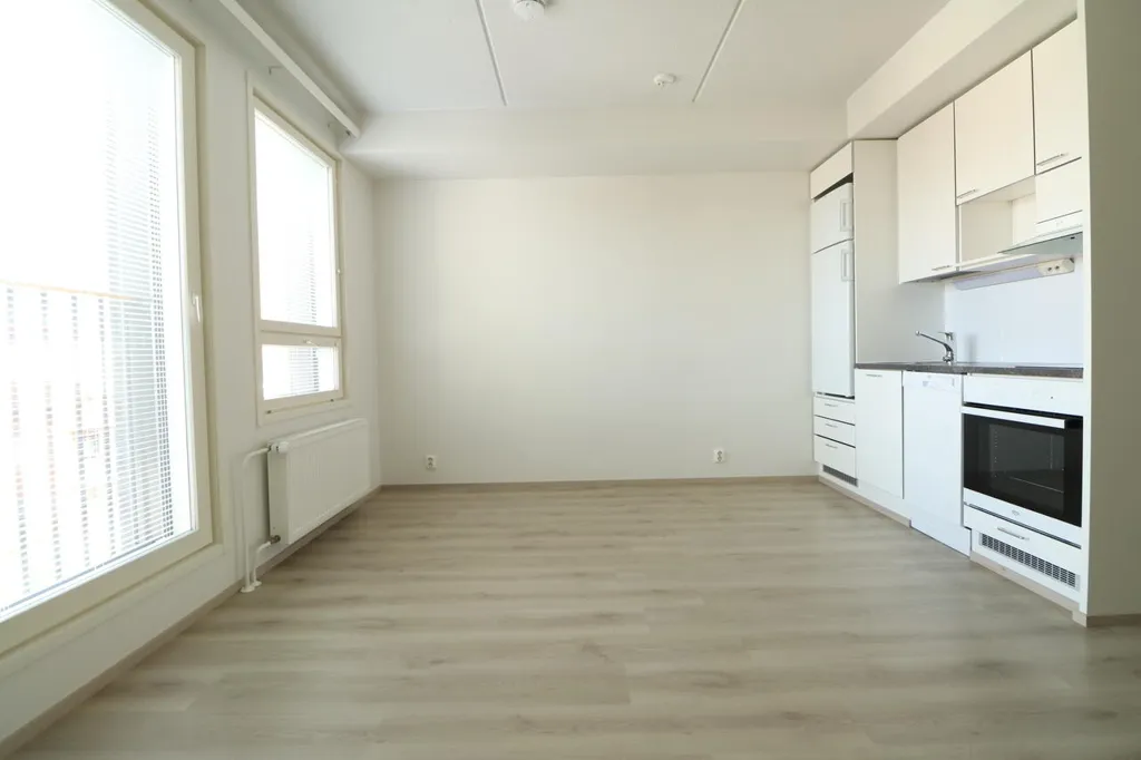 Köök - Spacious One-Bedroom Flat in Etu-Lyötty, Oulu