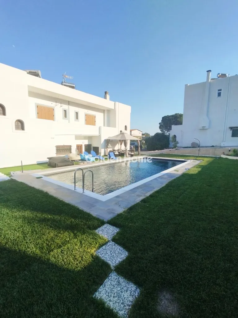 Pool - Ground Floor Apartment with Garden in Anavyssos Centre
