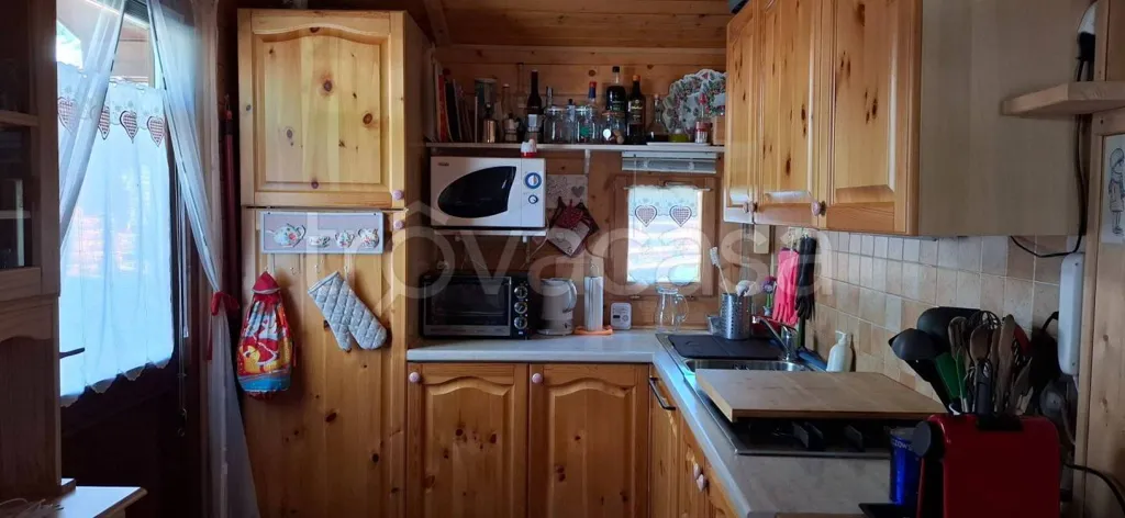 Cucina - Armed Chalet with Ski Access in Claviere