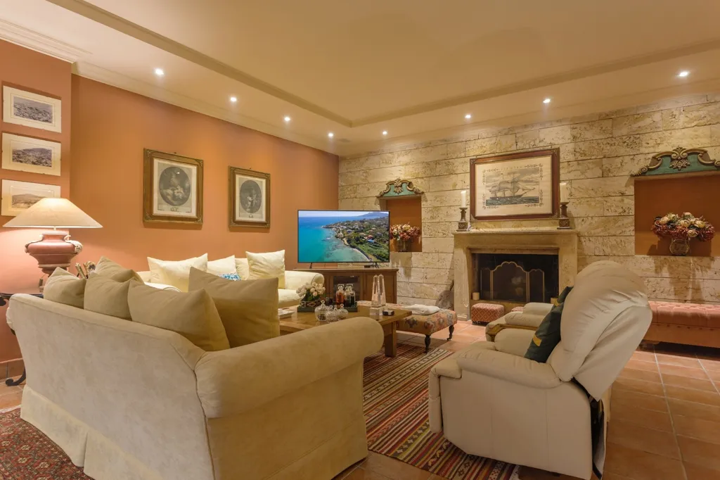 Séjour - Luxury Seafront Villa with Panoramic Views in Zakynthos