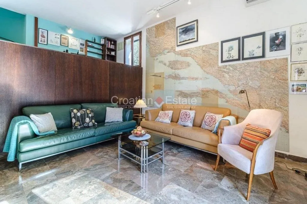 Living Room - Family House with Pool near Postira