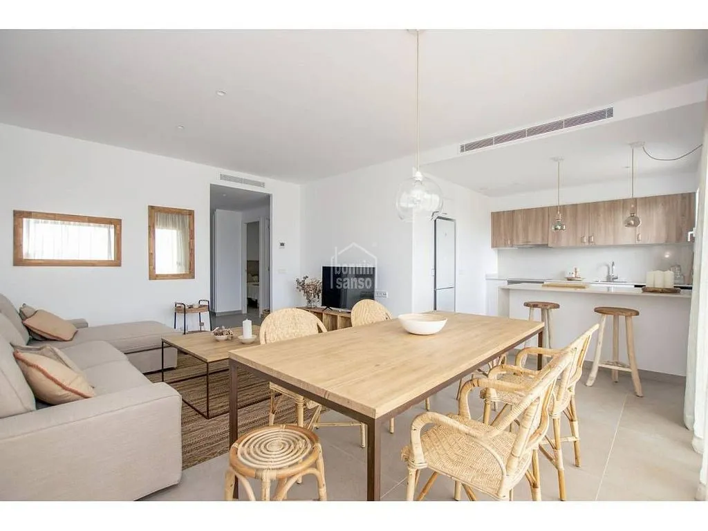 Salle à manger - Modern Flat with Balcony and Terrace in Maó