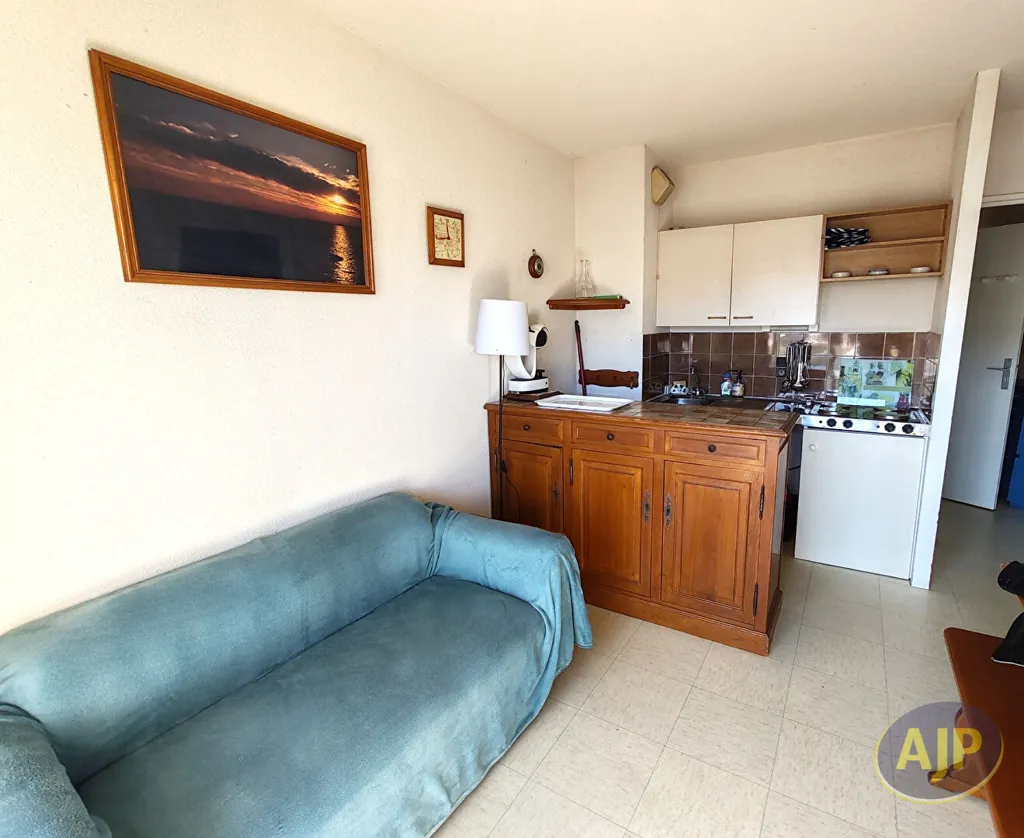 Séjour - Appartement avec balcon vue mer à Arcachon