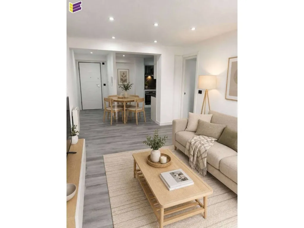 Séjour - Apartment with Terrace and Garage in Teis