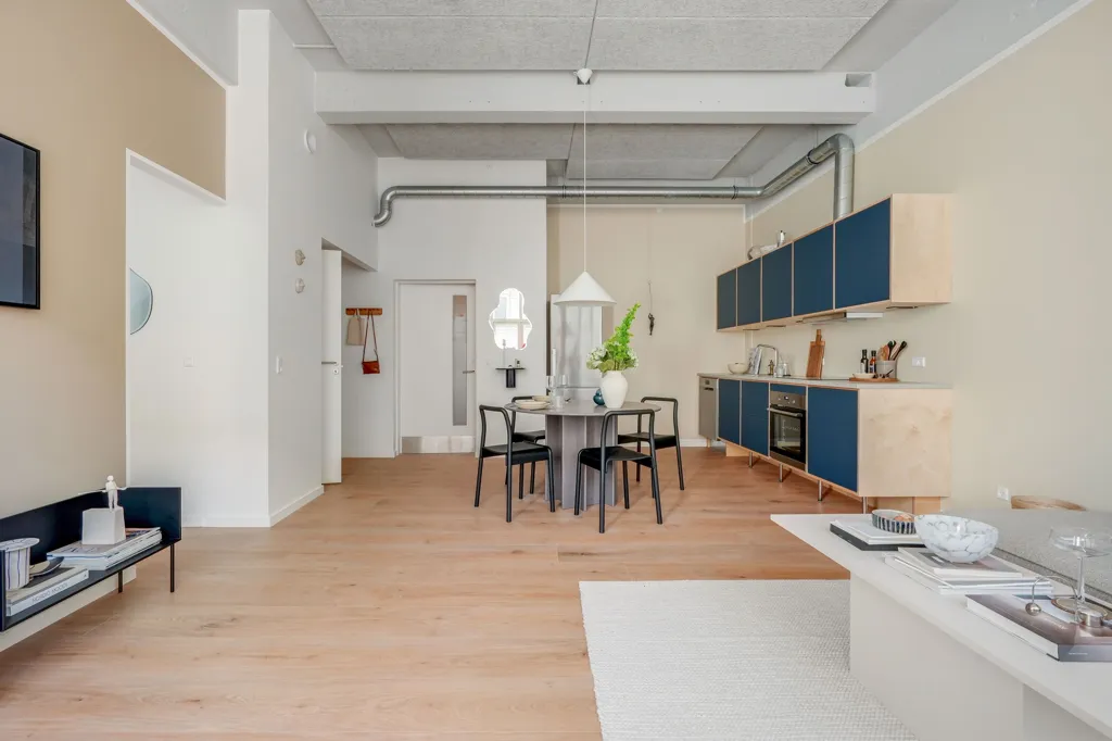 Séjour - 2-Bedroom Apartment with Terrace in Aalborg