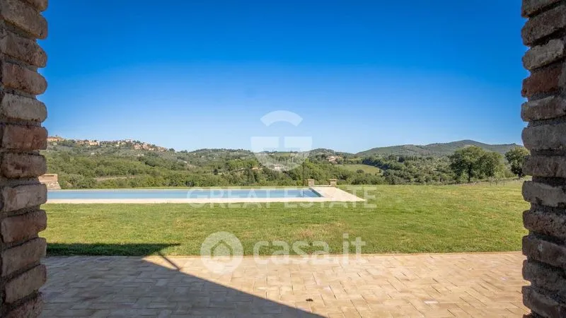 Terrace - Rustic Casale with Pool near Panicale