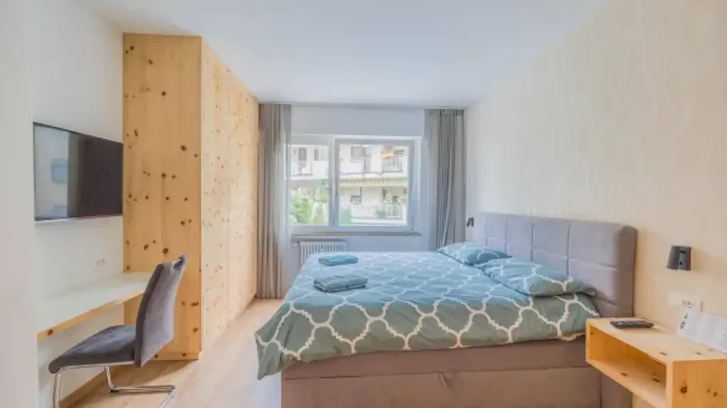 Bedrooms - Rustic-Style Flat with Sauna in Merano