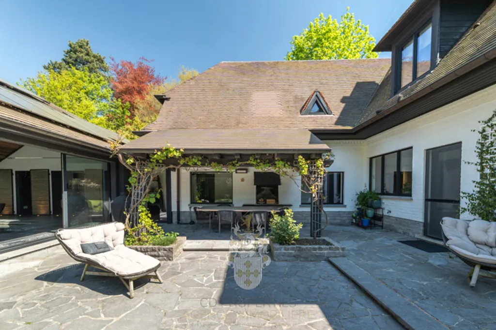 Terrasse - Villa Rénovée avec Espace Wellness à Uccle