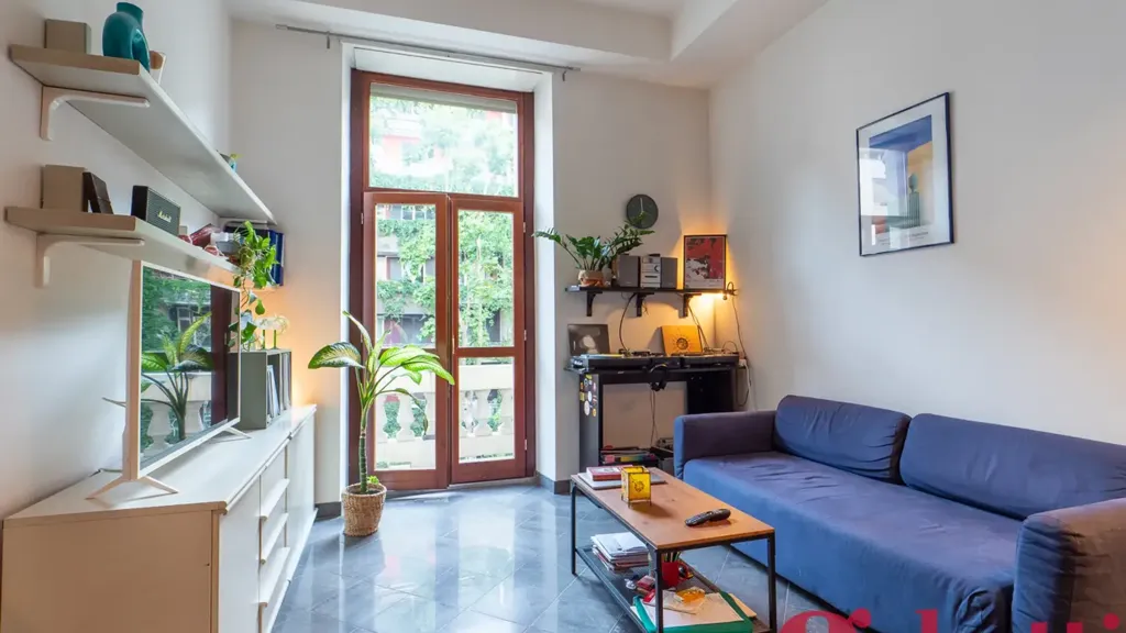 Séjour - Retrofitted Flat with Balcony in Città Studi, Milan