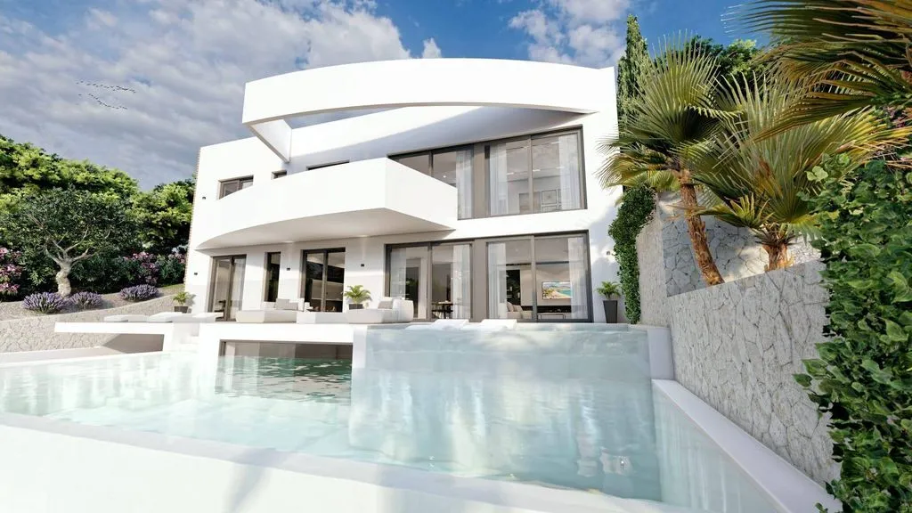 Piscine - Luxury Villa with Sea View in Altea